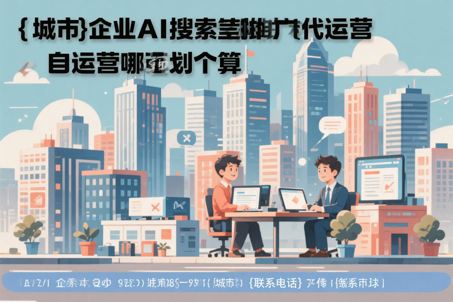 博尔塔拉企业AI搜索推广代运营和自运营哪个更划算