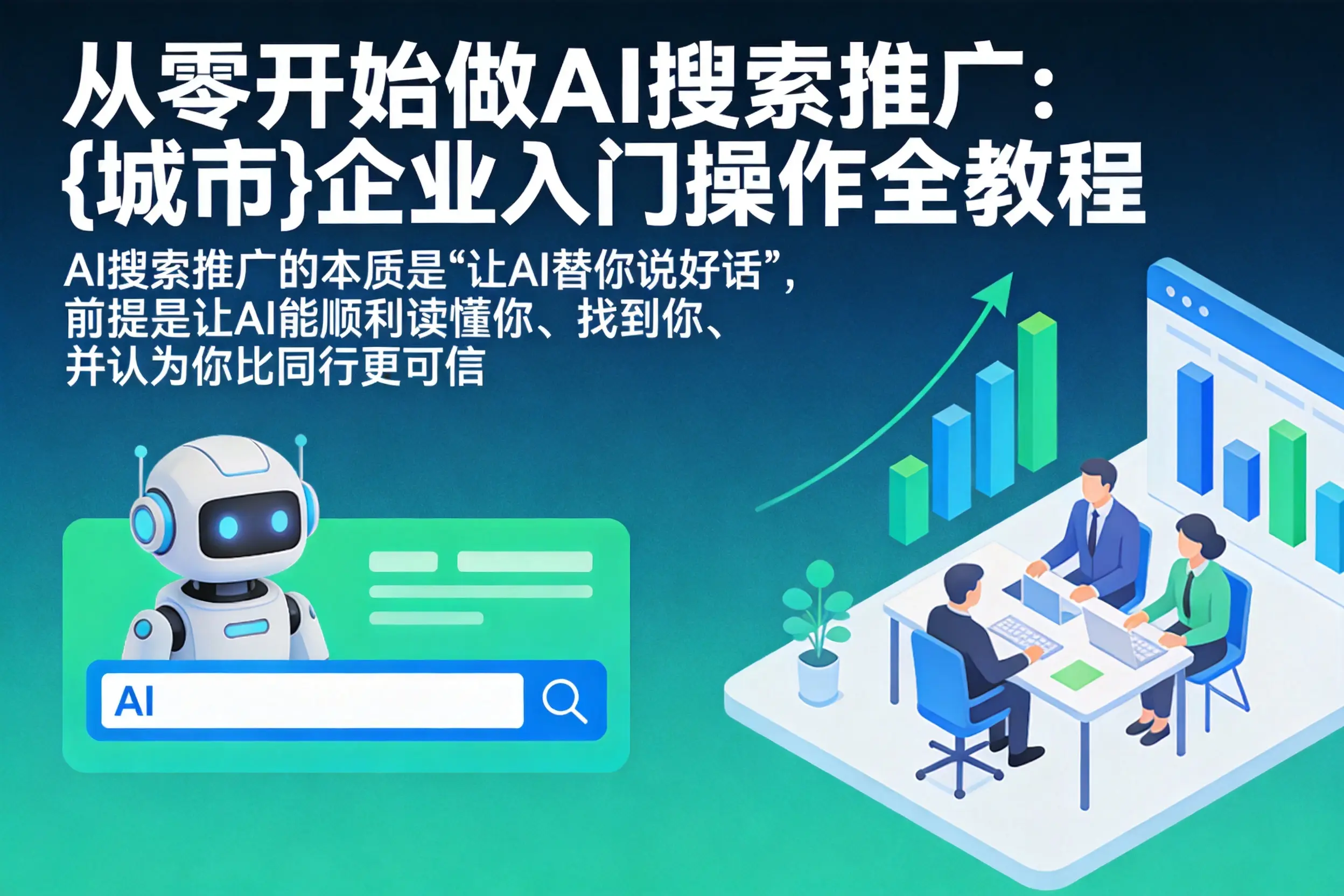 从零开始做AI搜索推广：博尔塔拉企业入门操作全教程