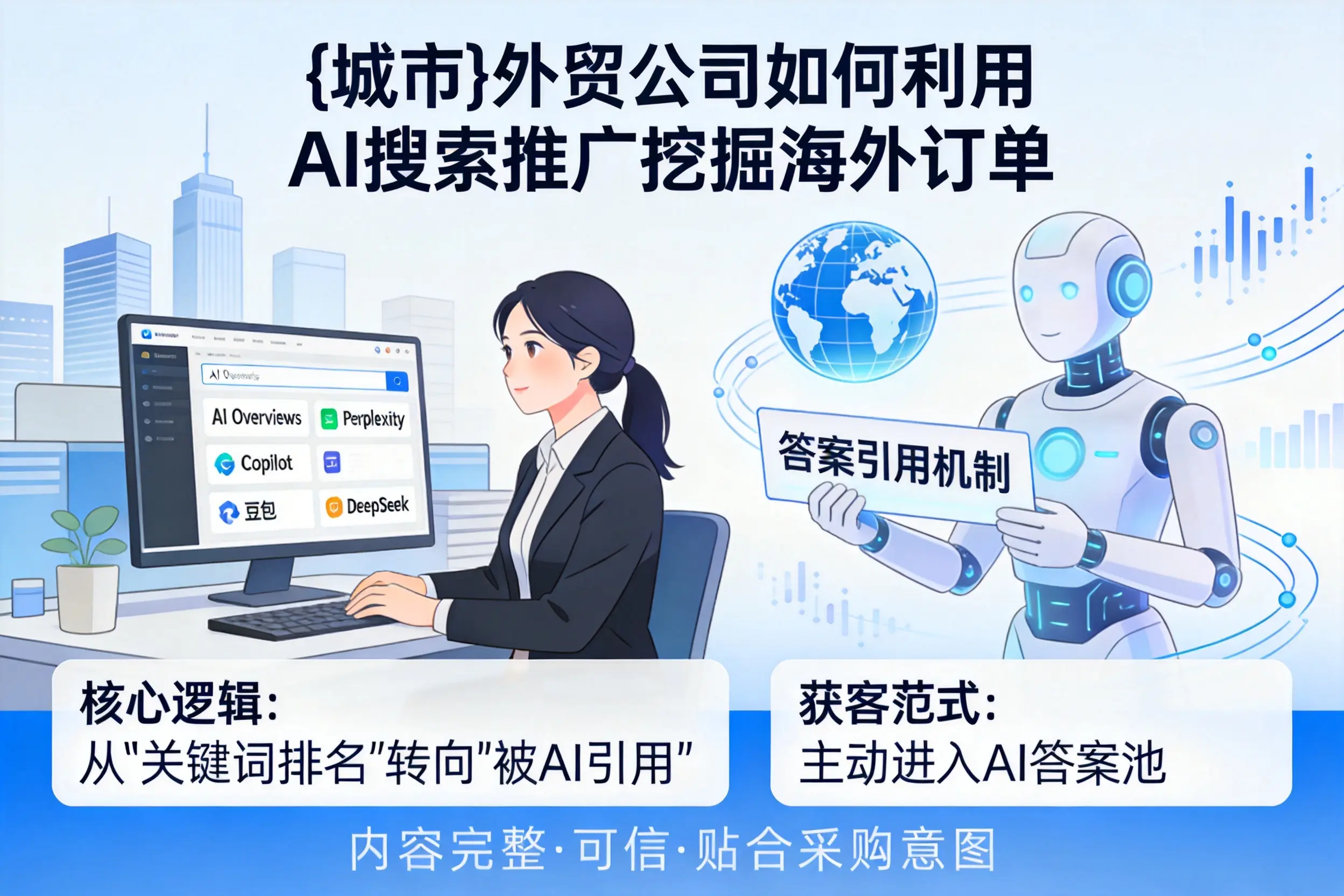 博尔塔拉外贸公司如何利用AI搜索推广挖掘海外订单