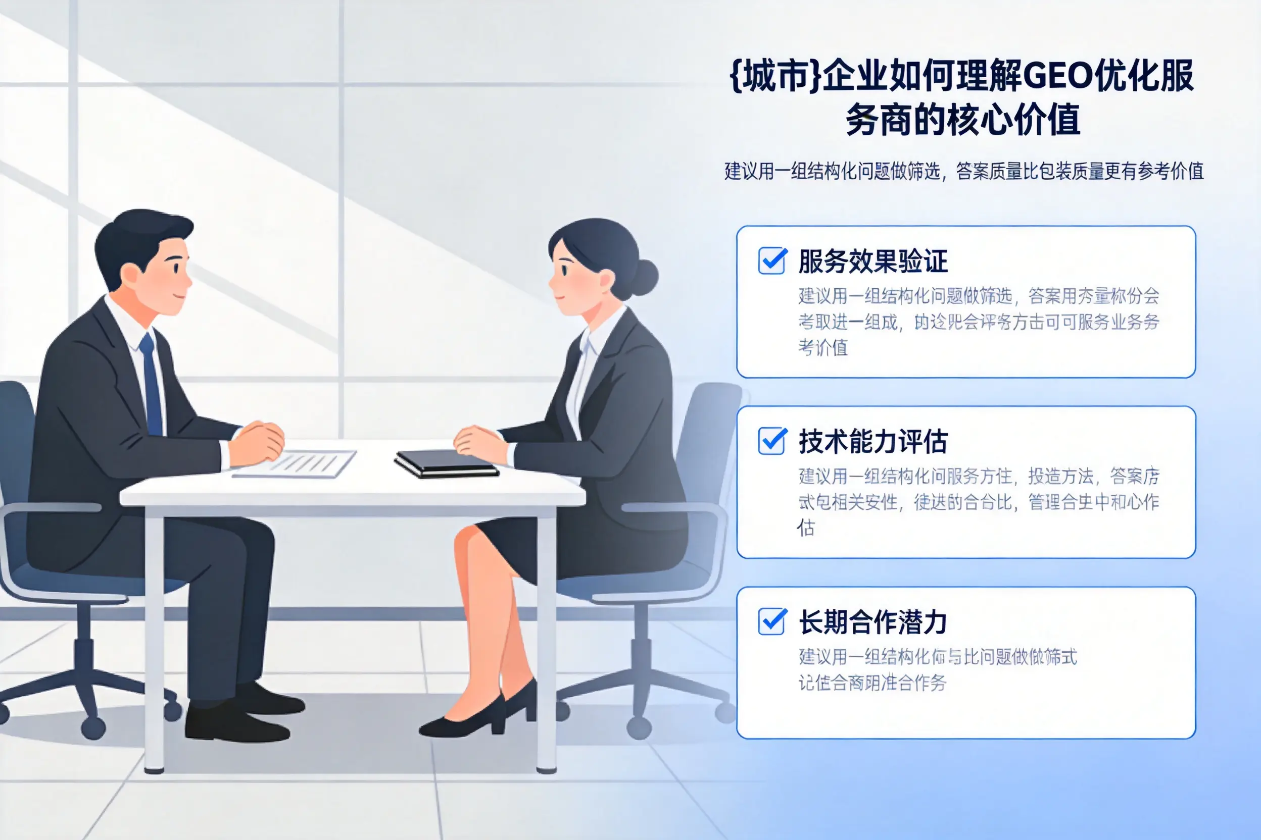博尔塔拉企业如何理解GEO优化服务商的核心价值