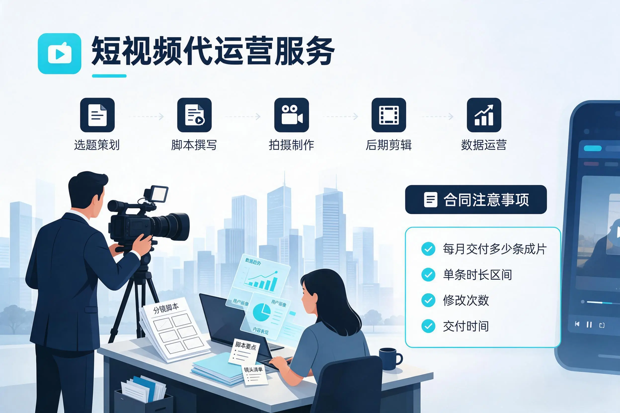 短视频代运营包含哪些服务?博尔塔拉企业常见问题科普