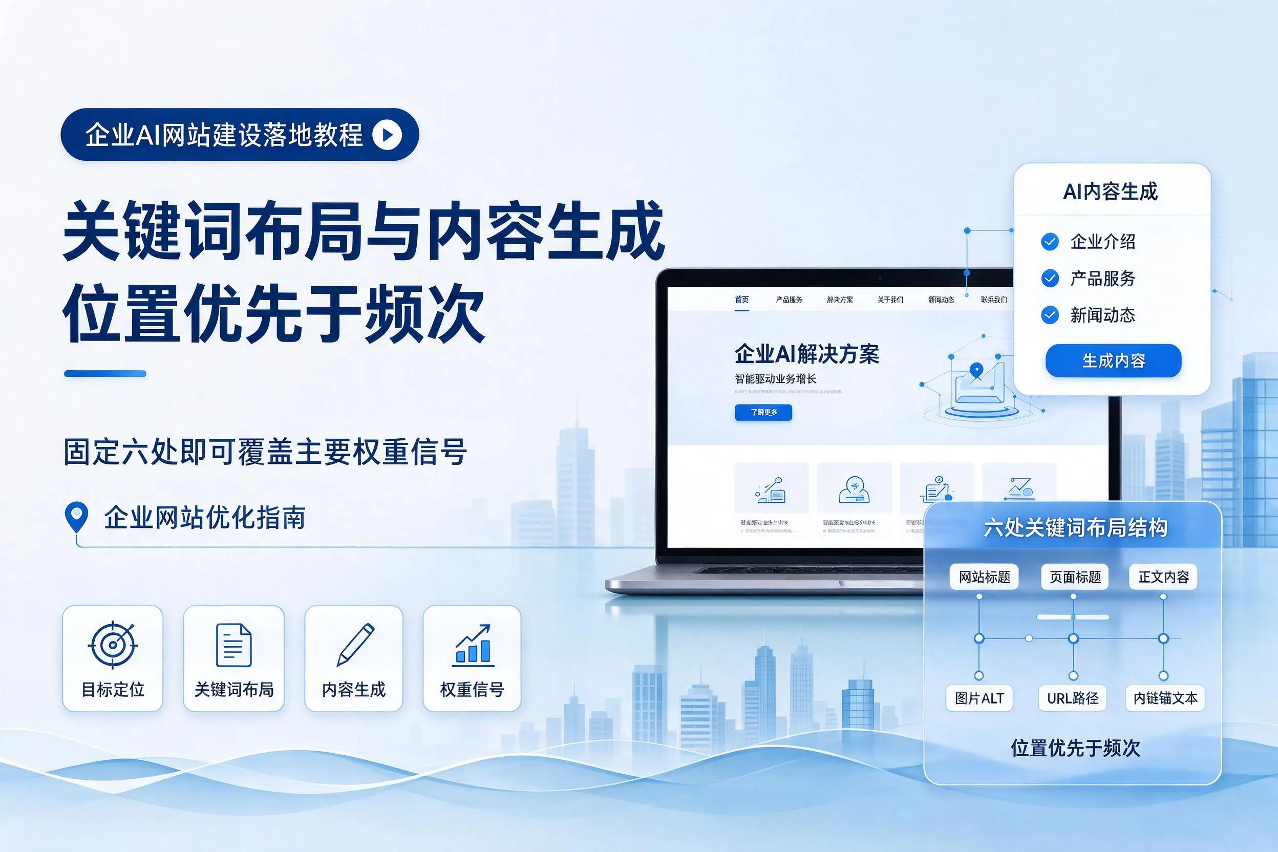 博尔塔拉企业AI网站建设落地教程：关键词布局与内容生成