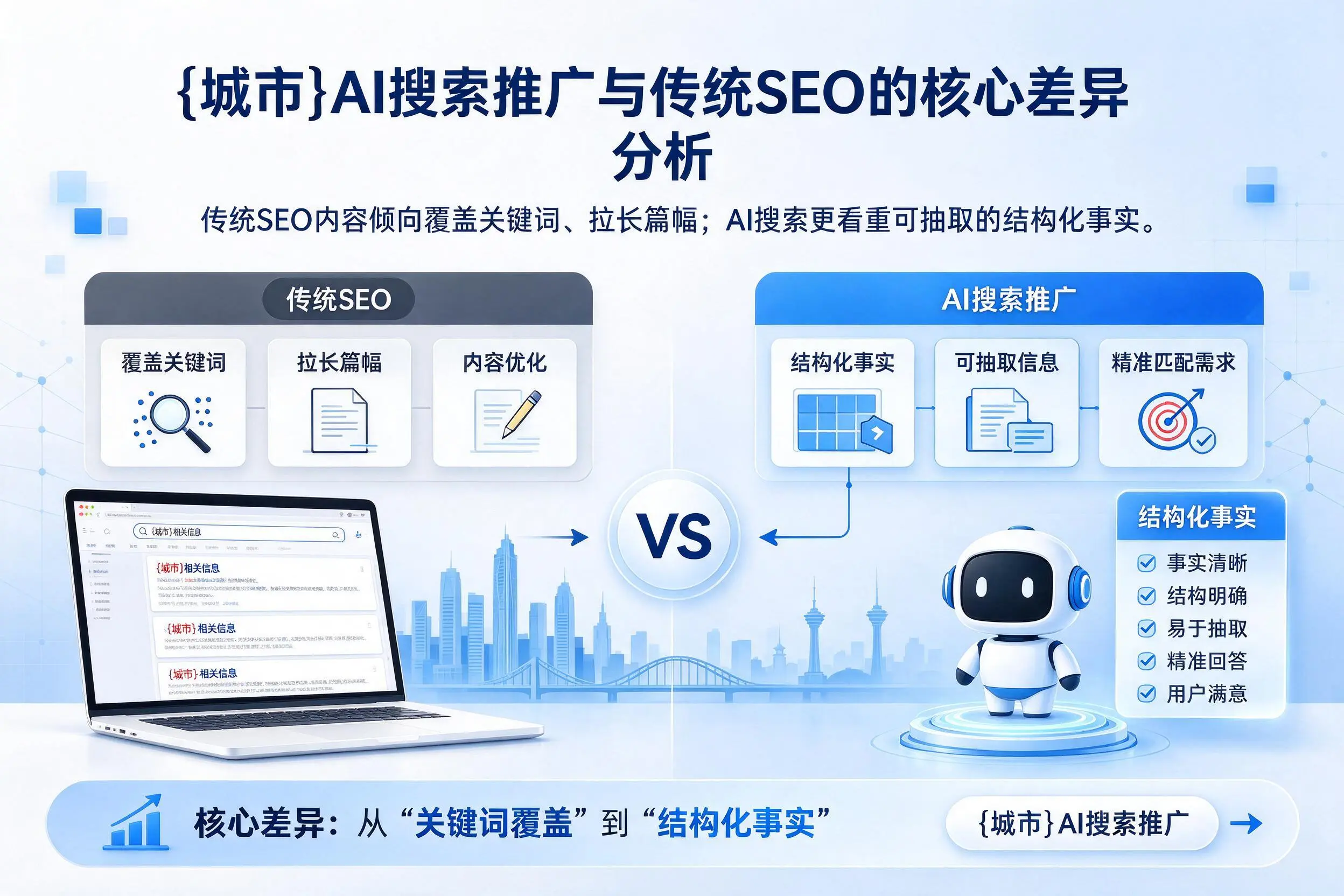 博尔塔拉AI搜索推广与传统SEO的核心差异分析